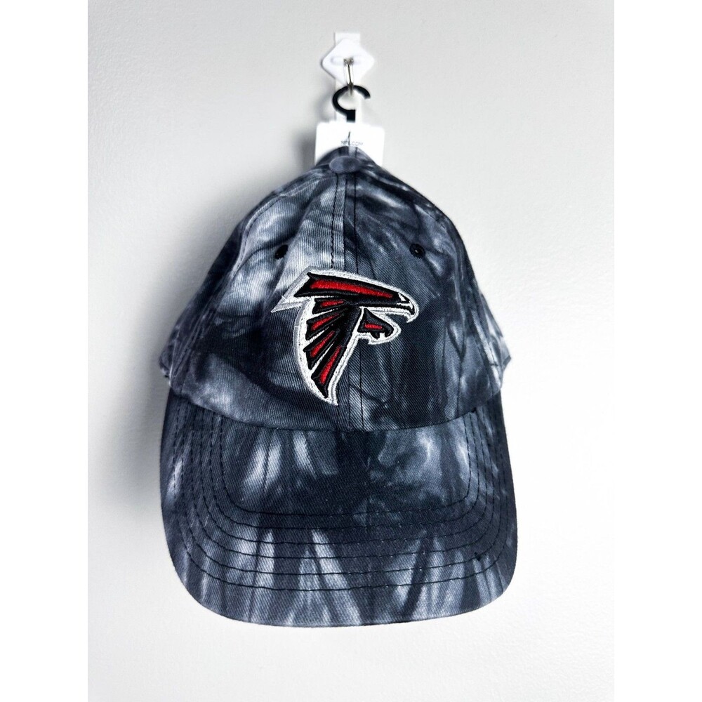 NWT NFL Team Apparel Atlanta Falcons Tie Dye Baseball Cap Dad hat Blue Womens